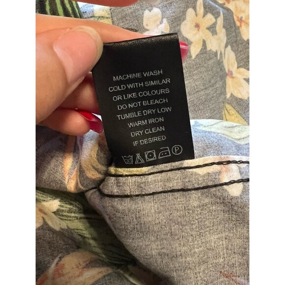 Zip Code Ricky Singh Spring Blooms Shirt Slim Fit Size XL Golf‎ Preppy Hawaiian - Picture 13 of 13